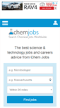Mobile Screenshot of chemjobs.net